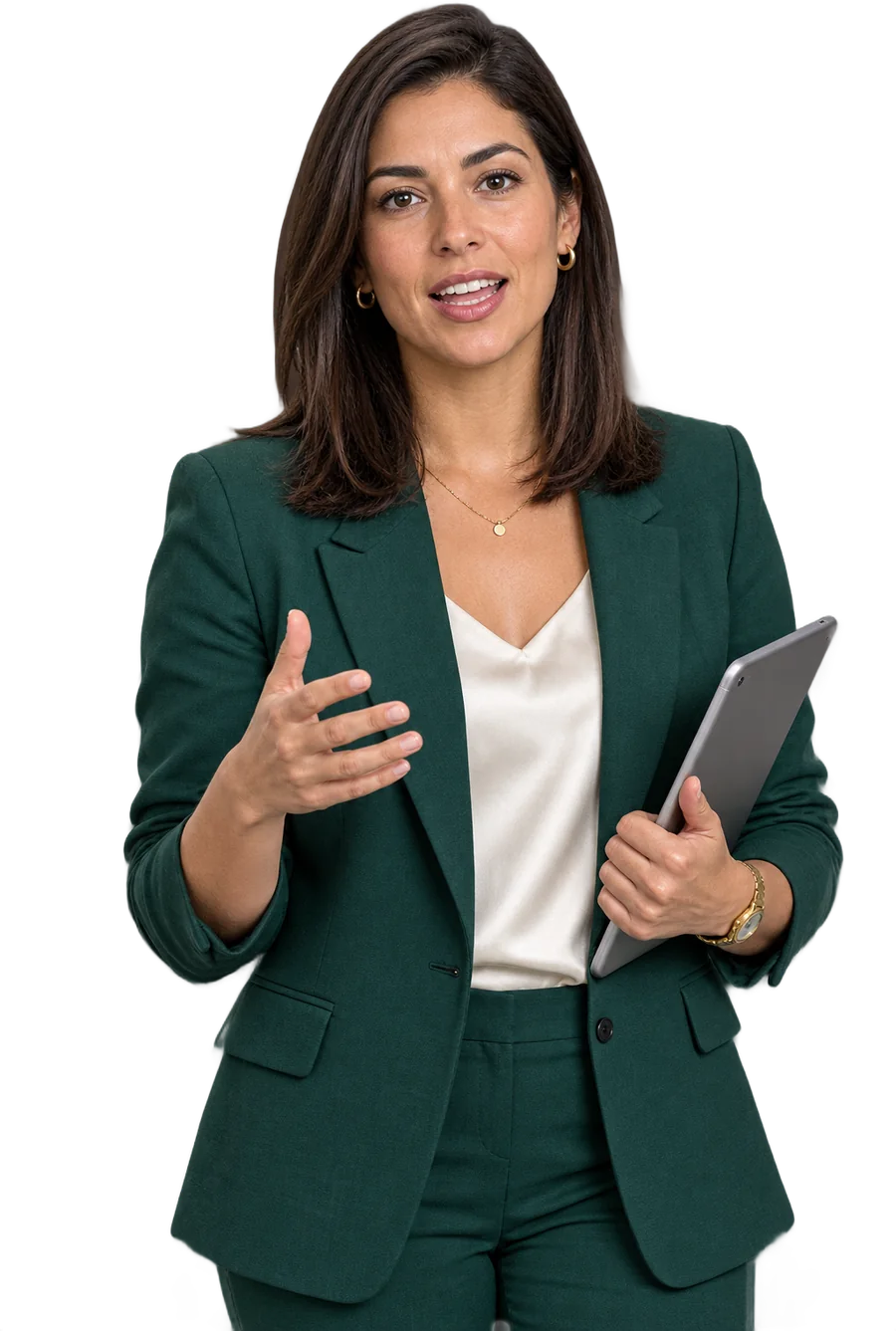 Marketing leader speaking in conversation